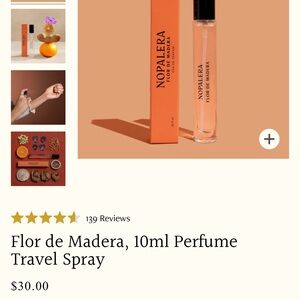 Flor de Madera 10ml Travel Spray - Peach
